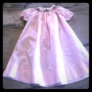 Rosalina Collection  smocked Christmas dress